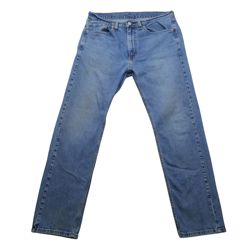 Vintage Levi's 505 Jeans Mens 33x31 Blue Denim Straight Leg USA 90s Y2K